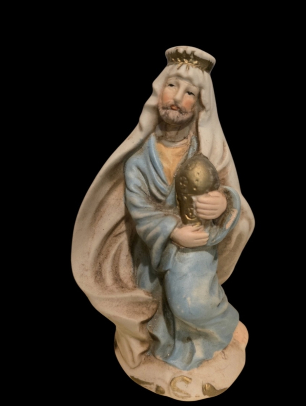 Ceramic Nativity Scene Figurines - Pastel Holy Family & Wise Men - Picture 11 of 15
